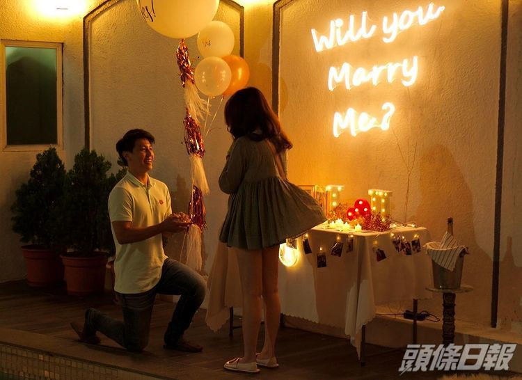 許紹雄女兒的男友去年求婚成功。