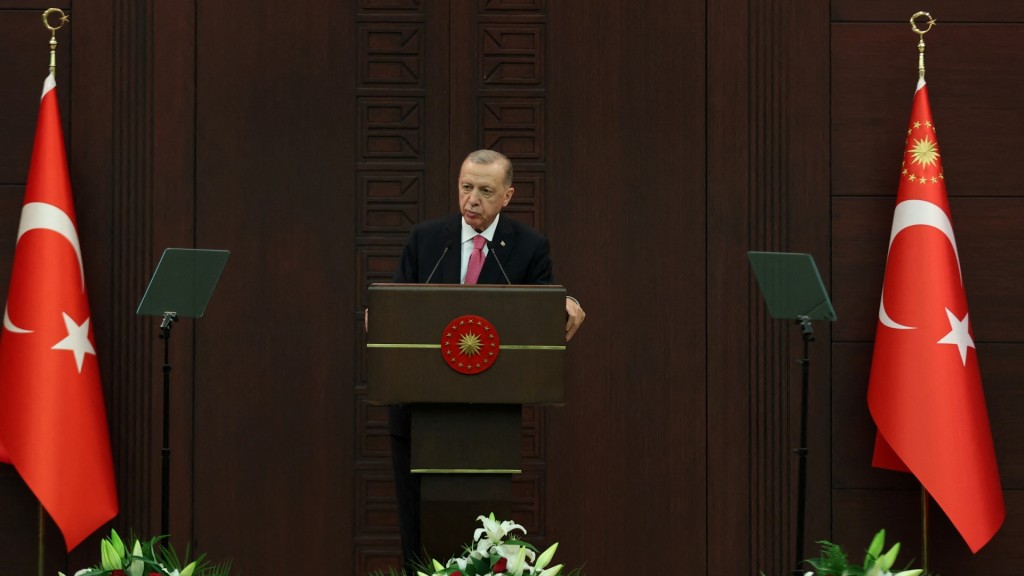 埃爾多安宣誓就職。路透社