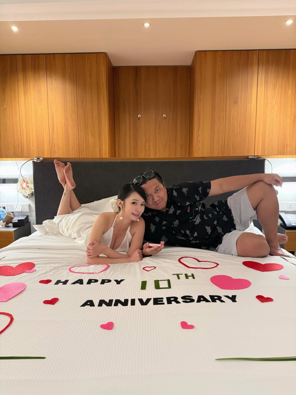 陳渃晴與餐飲才俊老公Joe Wong迎來結婚10周年。