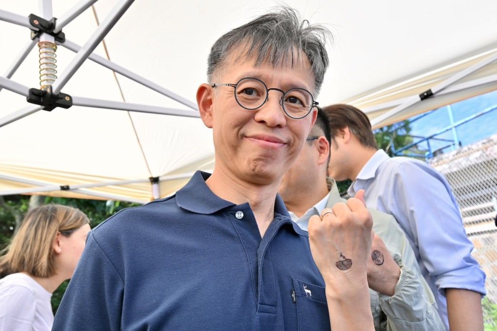 黎堅明表示,首日整體人流管理及核實程序暢順。 黎堅明表示,首日整體人流管理及核實程序暢順。