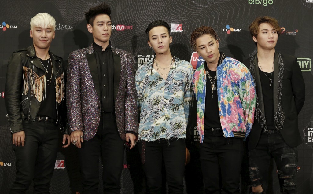 胜利为前韩团BIGBANG成员之一。路透社资料图片