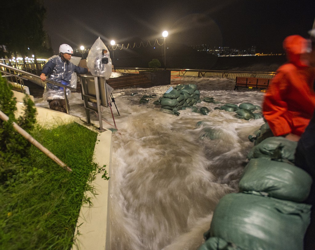 杏花邨過往多次於暴雨及颱風來襲中成為水浸重災區。資料圖片