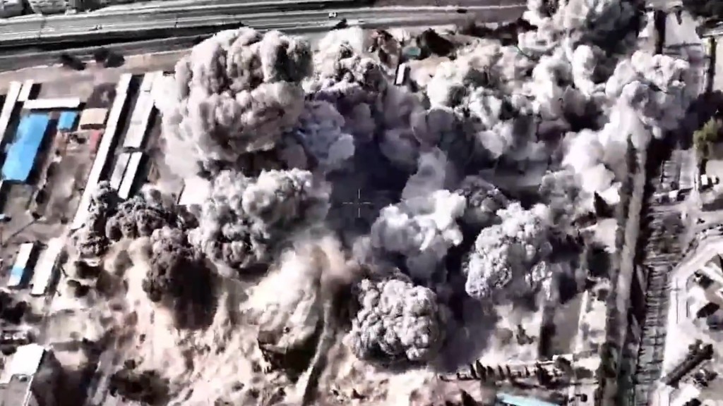 以色列軍方公開空襲德黑蘭的影片。X@IDF 以色列軍方公開空襲德黑蘭的影片。X@IDF