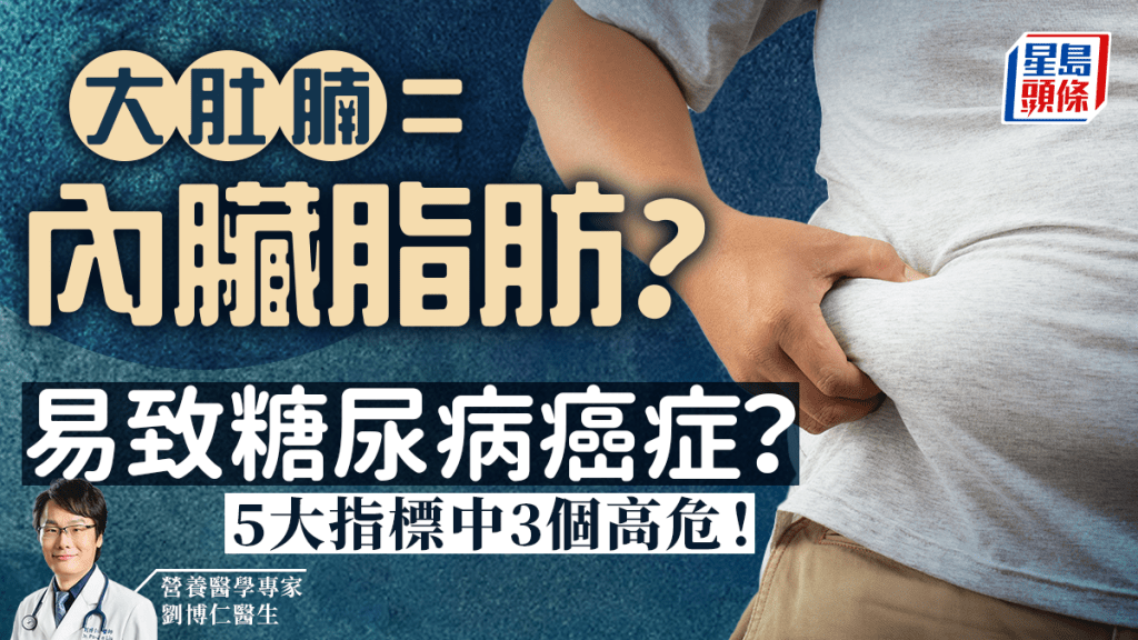 肚腩大因為內臟脂肪？易致糖尿病/中風/癌症？5大指標自測風險