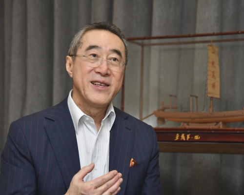 香港江蘇社團總會會長唐英年。資料圖片