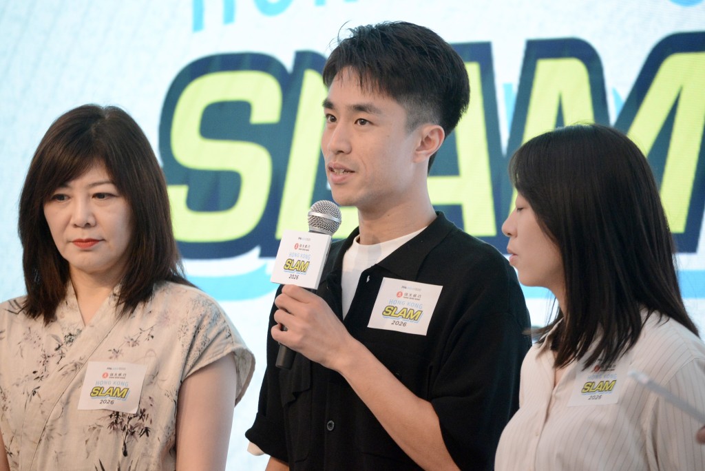 香港匹克球一哥王康杰（中）将会出场出击。杨功煜摄