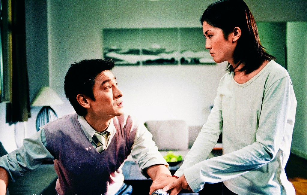 阿Sa與劉華曾合作《再說一次我愛你》，今次在《金手指》，由情人變成敵對角色。