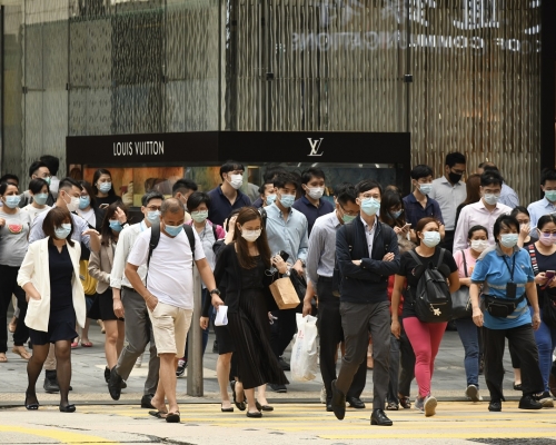 香港的富裕家庭數目減少。資料圖片
