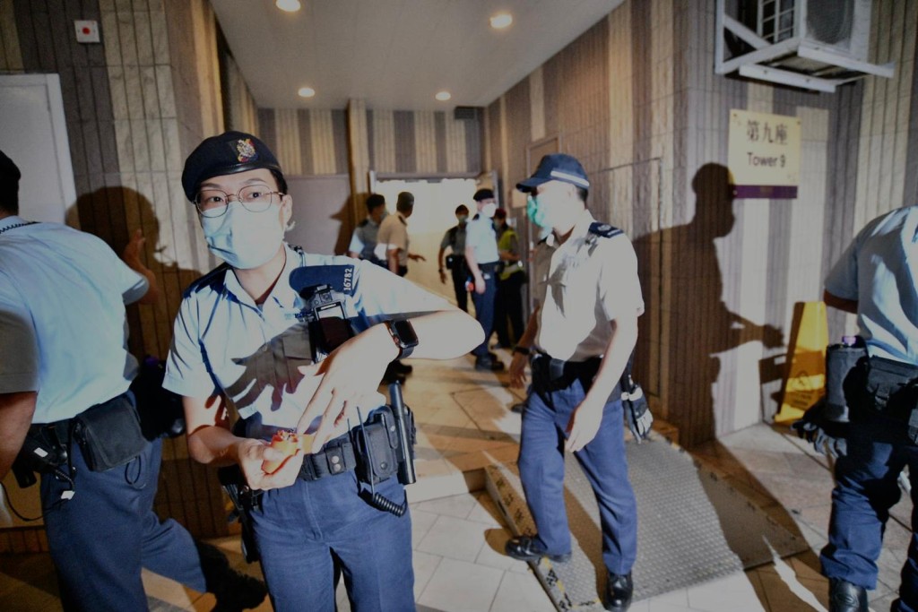 日出康城領凱第9座列受限區域。