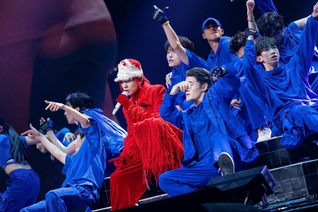 陳小春減重10磅演出澳門演唱會。 陳小春減重10磅演出澳門演唱會。