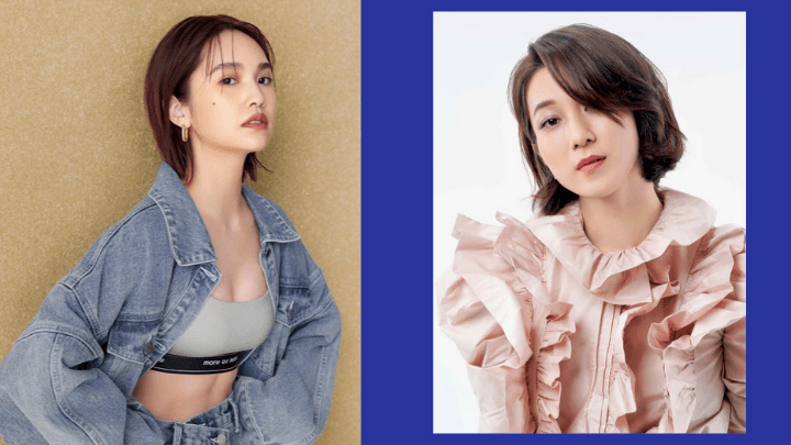 港台女星亦不乏換上短髮後，感覺更討好更具時尚感的代表，包括（左）楊丞琳、（右）鍾嘉欣。