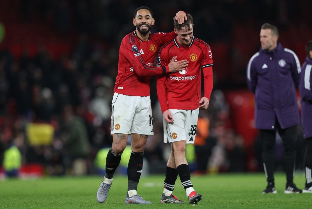 積費查今季曾代表曼聯一隊上陣3次。法新社