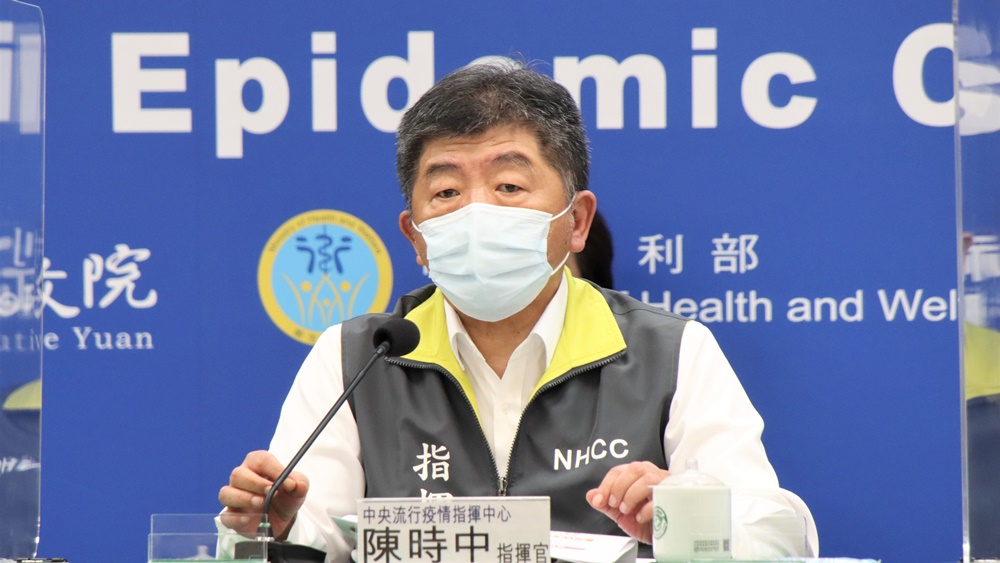 陳時中指目前的情況是「一個警訊」。資料圖片