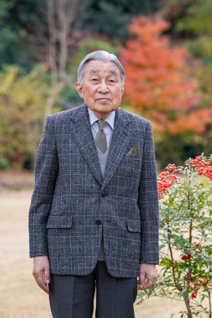 日本上皇明仁92歲生日,成歷代最長壽日皇。 美聯社 日本上皇明仁92歲生日,成歷代最長壽日皇。 美聯社