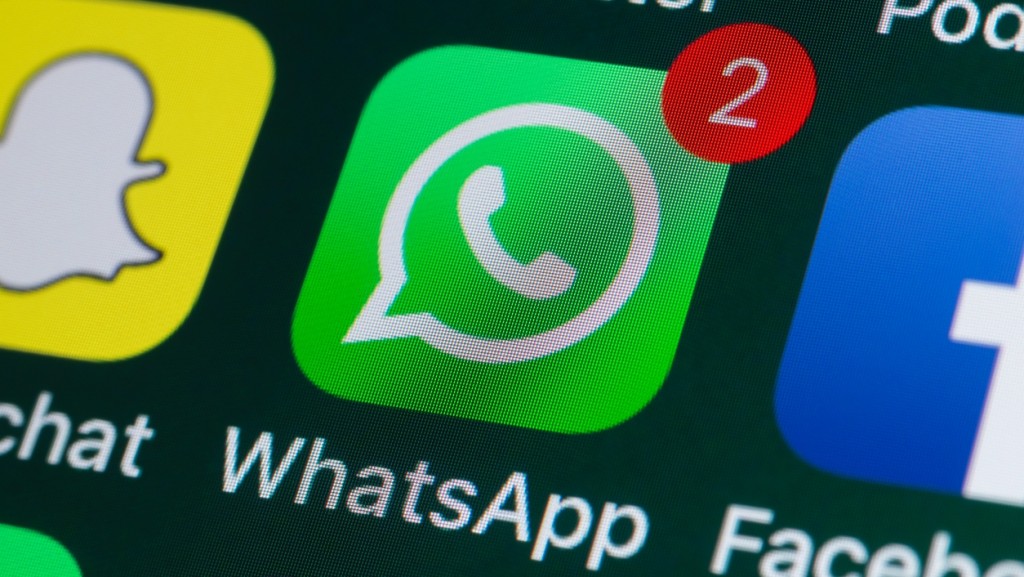 通訊程式WhatsApp懷疑發生故障。iStock 圖片