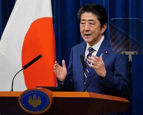 日本首相安倍晉三擬就強徵勞工案告上國際法庭。AP