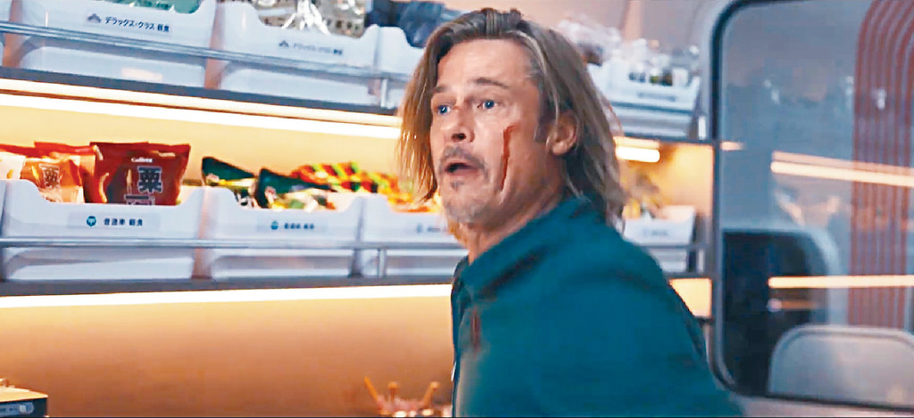 ■畢彼特在片中被打到掛彩！
