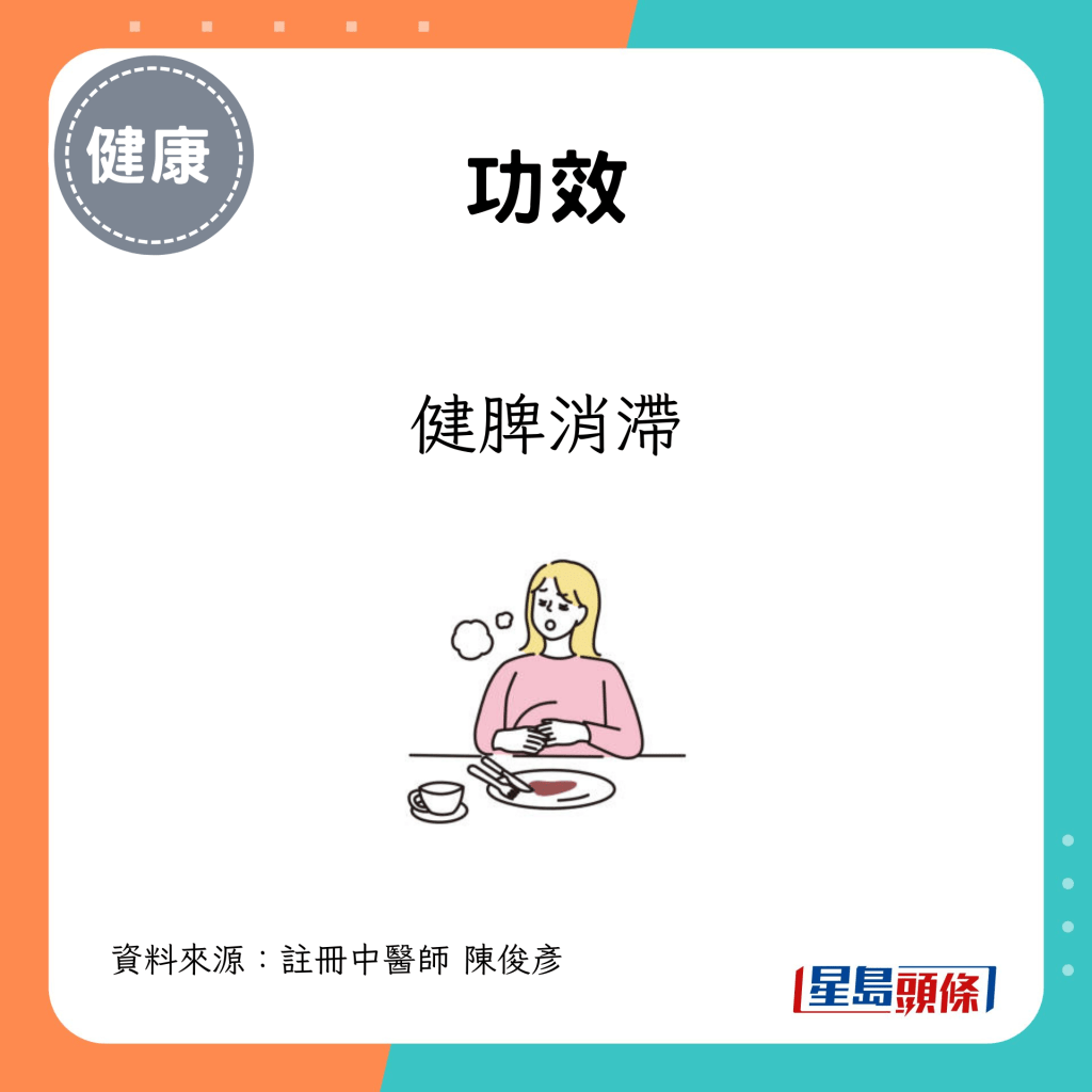 功效：健脾消滞