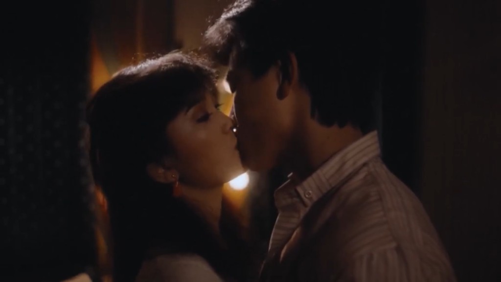 溫碧霞與劉德華在《停不了的愛》有吻戲。