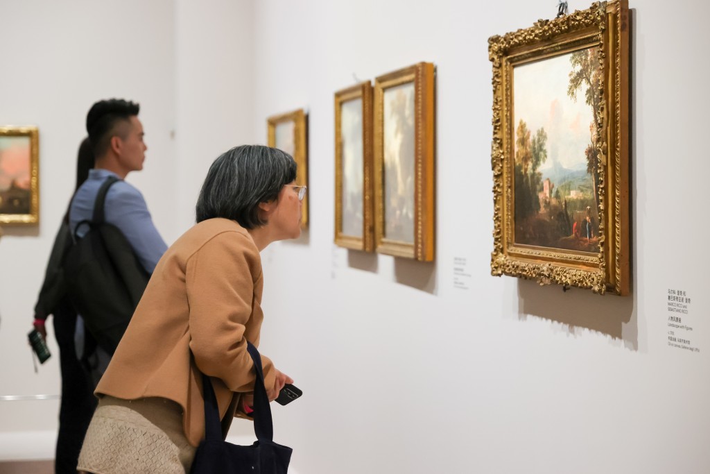 上海东一美术馆正举行「最后的贵族——乌菲齐馆藏18世纪欧洲大师绘画」展览。（新华社）