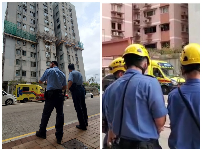 警員趕到場了解。林思明攝