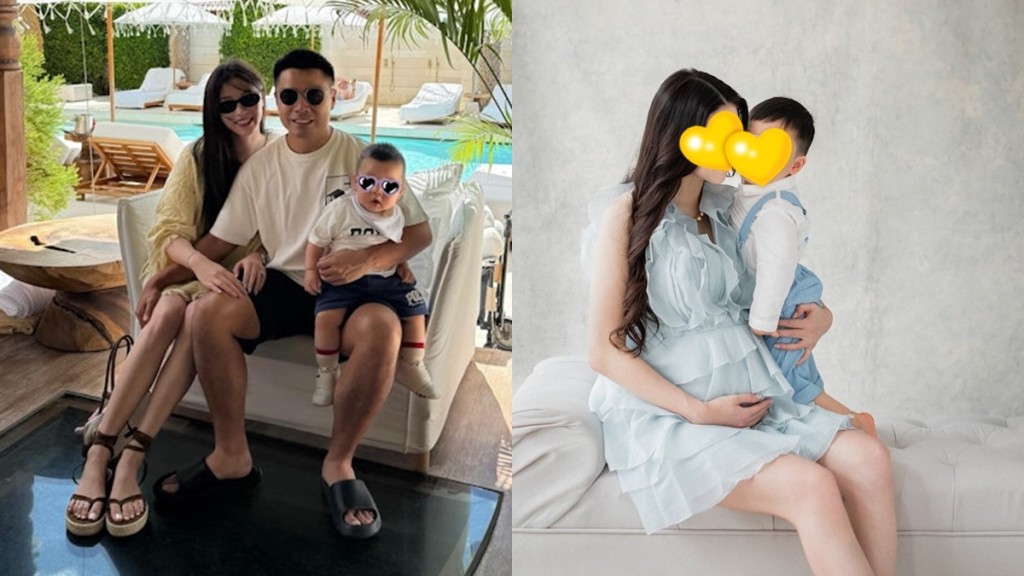 「最美千金」江鈺琪兩年抱兩晒唯美孕照    四肢纖幼散發仙氣與兒子互動超有愛