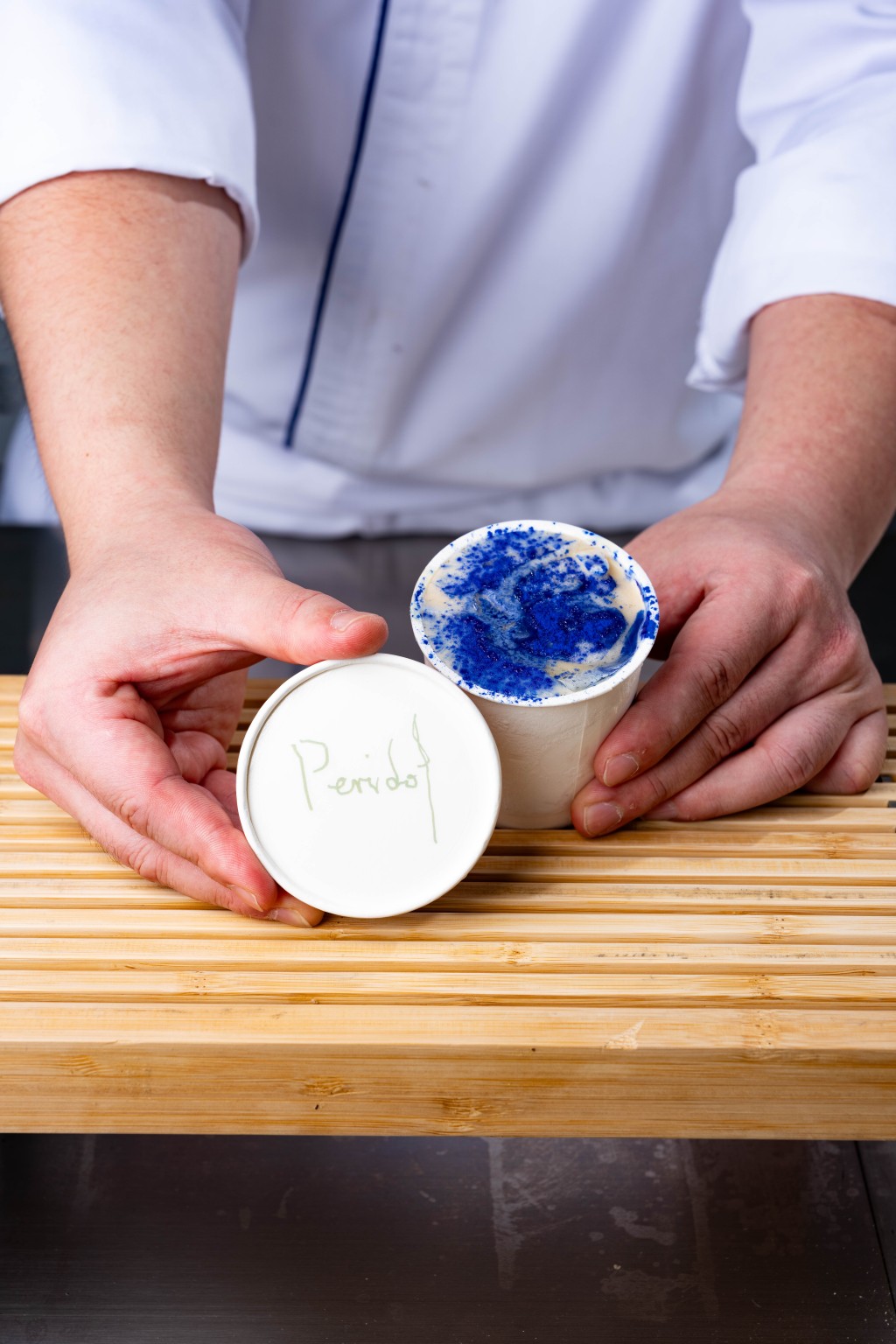 純素冰川黑松露雪糕。