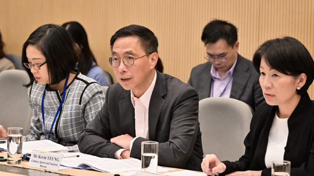文體旅局召開跨部門會議 統籌黃金周旅客訪港預備工作。政府新聞處圖片