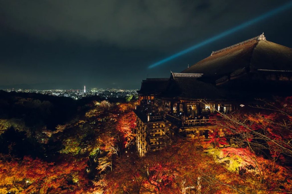 由11月18日至30日，清水寺會舉行夜間參拜活動。
