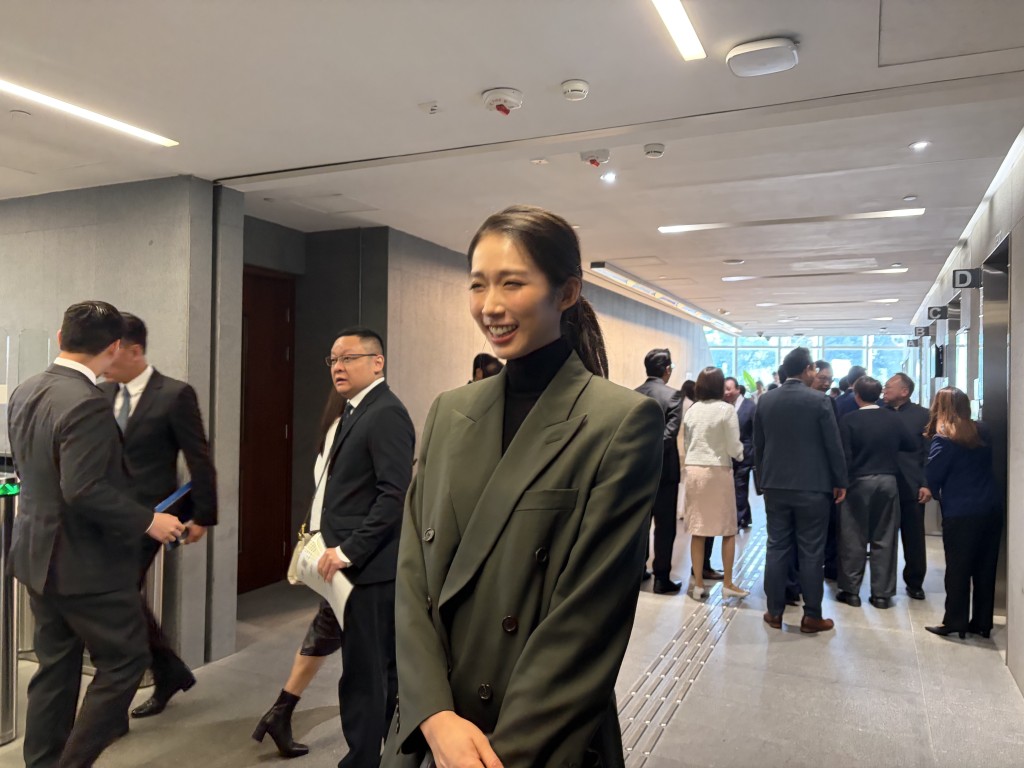 江旻憓正式上任旅遊界立法會議員。林彥汛攝