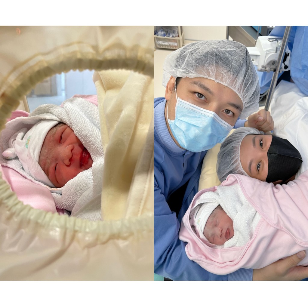 黎燕珊大女今年8月誕下女兒。