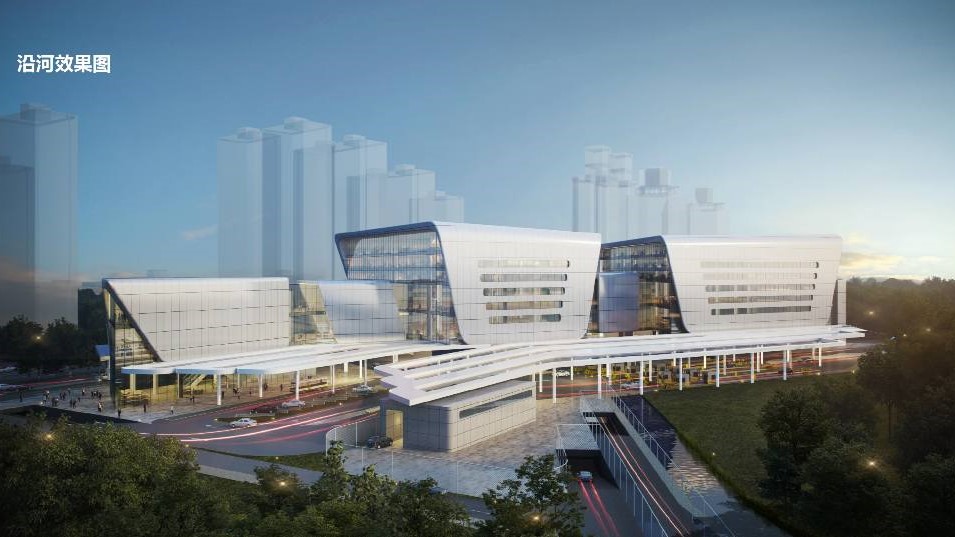 沙頭角口岸重建預想圖。 沙頭角口岸重建預想圖。