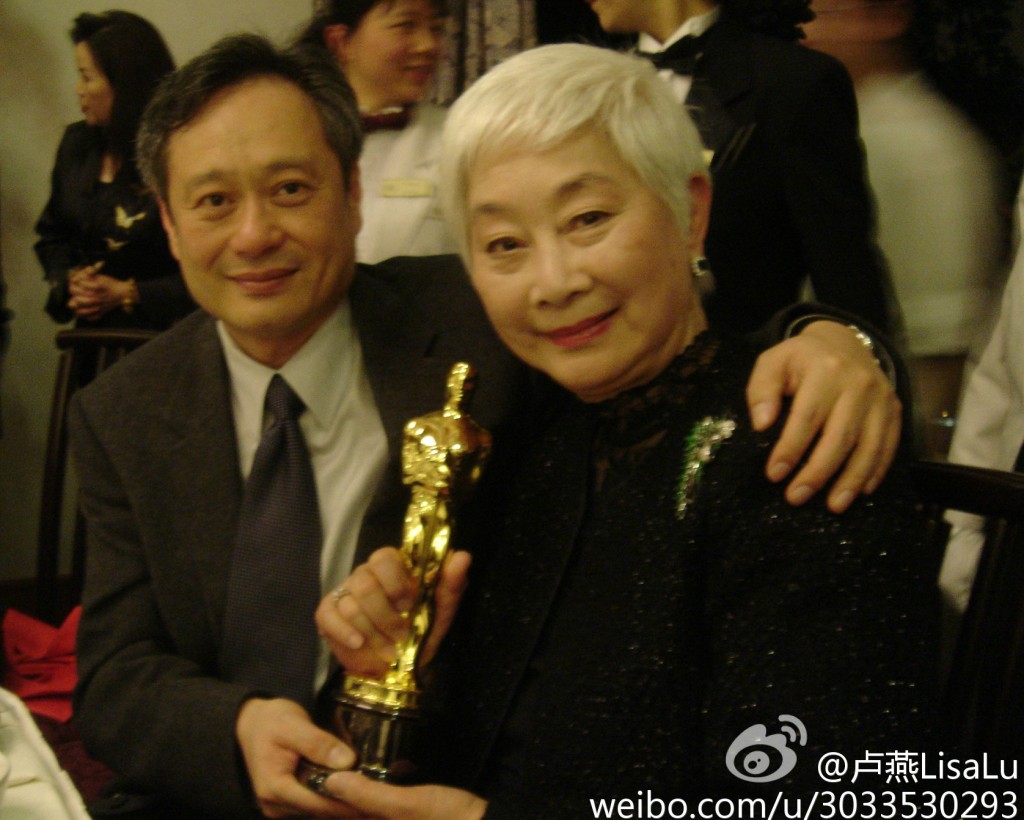 盧燕與導演李安在電影《色,戒》曾經合作。 盧燕與導演李安在電影《色,戒》曾經合作。