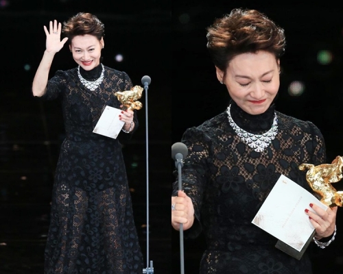 惠英紅首封金馬影后，開心演技獲肯定。（網圖）