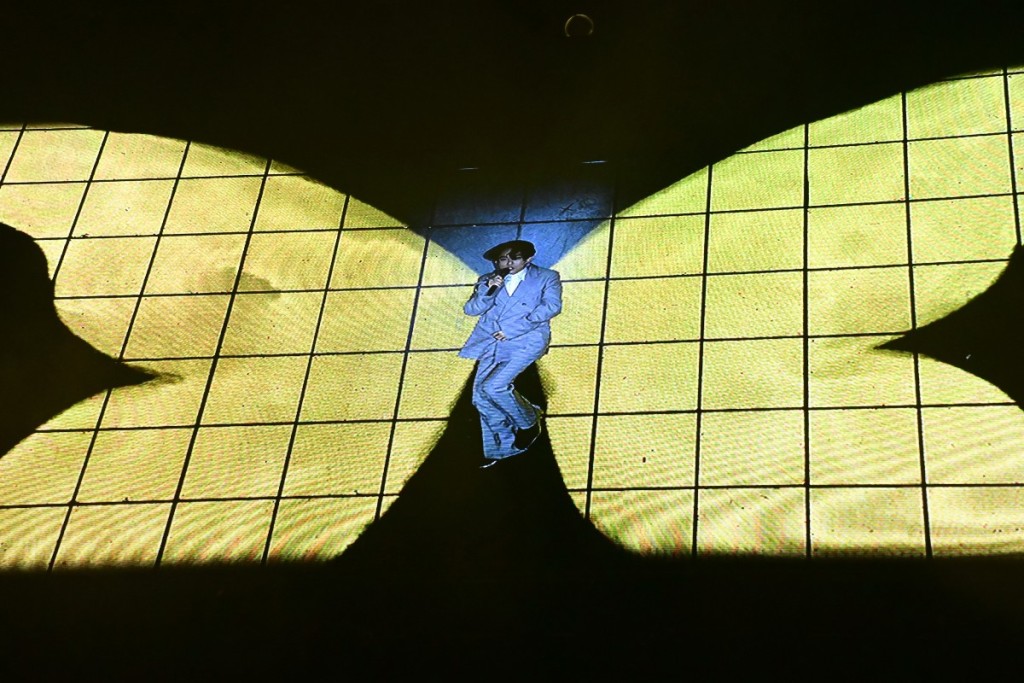 林宥嘉以視覺效果化身蝴蝶。