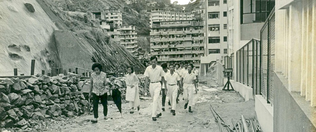 彩霞道住宅地皮前身是瑪利諾中學，校舍早於1967年建成。
