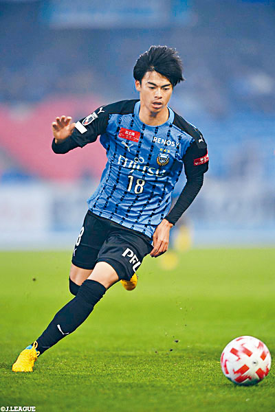 川崎前鋒左翼三笘薰