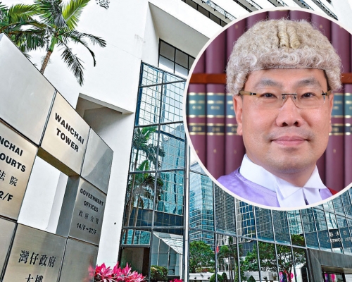 男教師今於區域法院被判240小時社會服務令;小圖為李慶年法官。 資料圖片