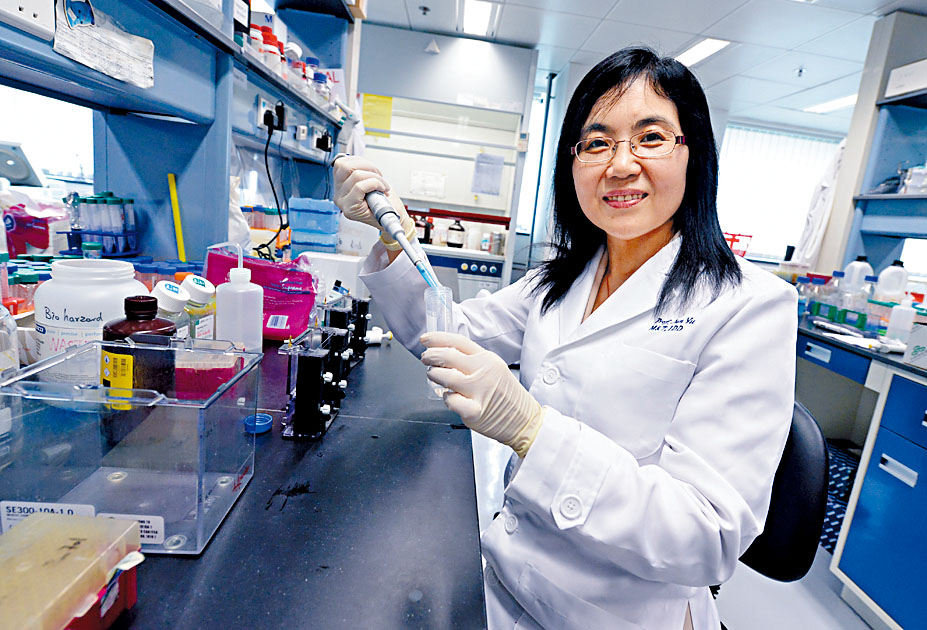 胃腸道腫瘤研究專家于君，在「全球頂尖女性科學家」排名中，是上榜本港學者之冠。