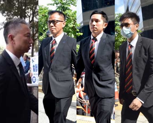 其餘四名警員將陸續申請保釋。資料圖片