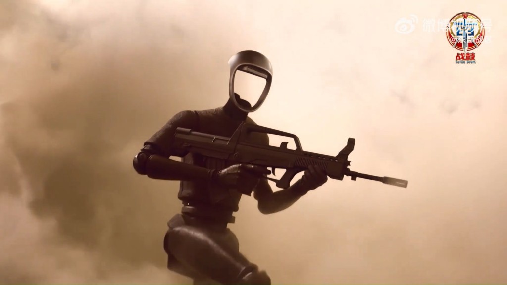 解放军东部战区发布军演人工智能（AI）短片《联武群戈斩‘独’道》。