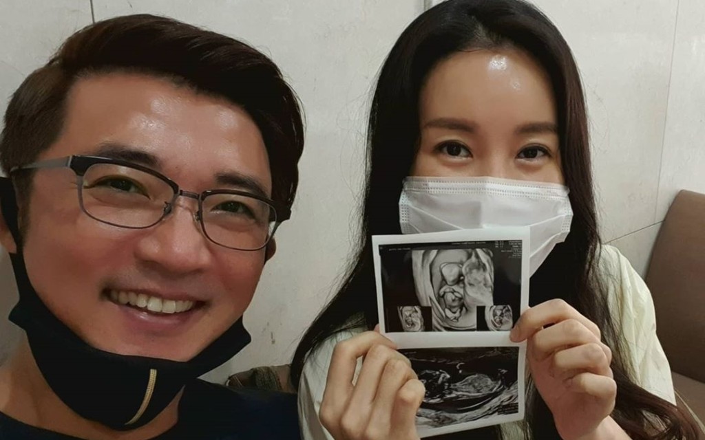 安在旭與老婆開心宣佈懷二胎。