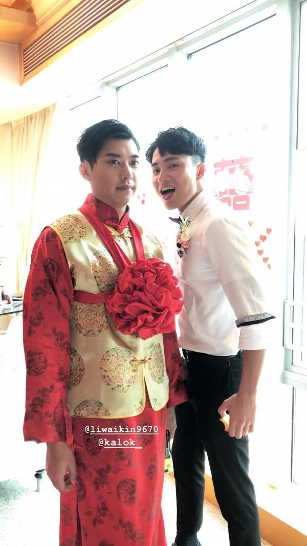 周嘉洛做李偉健兄弟。 周嘉洛做李偉健兄弟。