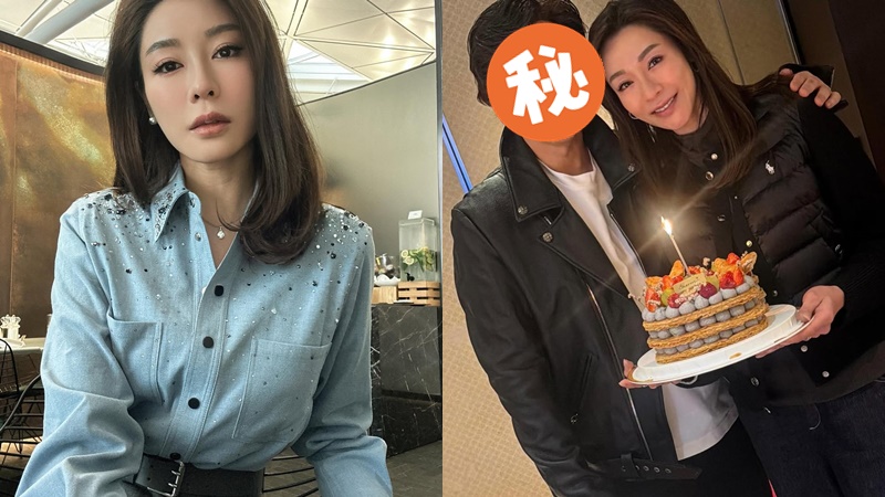 45歲陸詩韻疑爆新戀情  被黑皮褸型男攬爆黐實甜到漏  曾要為男友還巨債情路坎坷