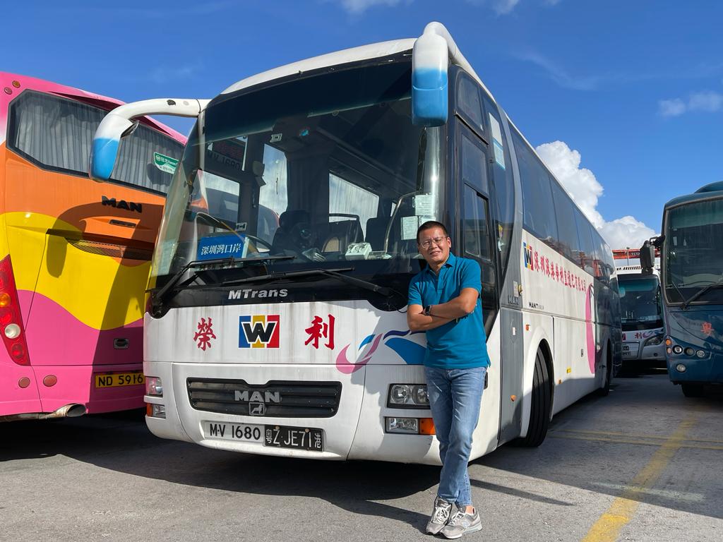 粤港直通巴士协会副理事长张剑平。