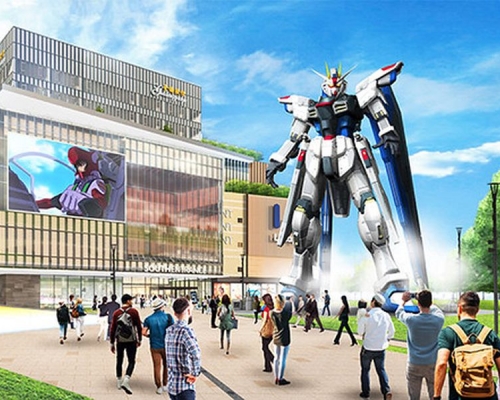 1︰1「自由高達」明年降臨上海。 網圖