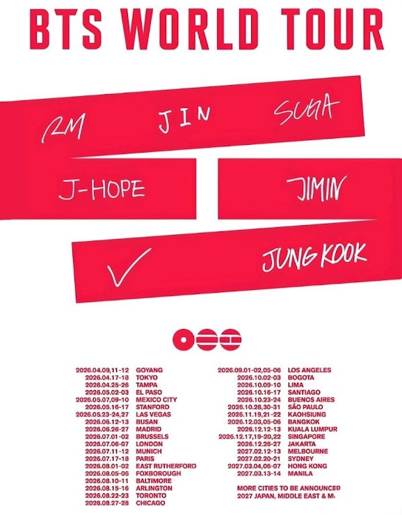 BTS世巡引發全球搶飛潮,直接帶動經濟。 BTS世巡引發全球搶飛潮,直接帶動經濟。