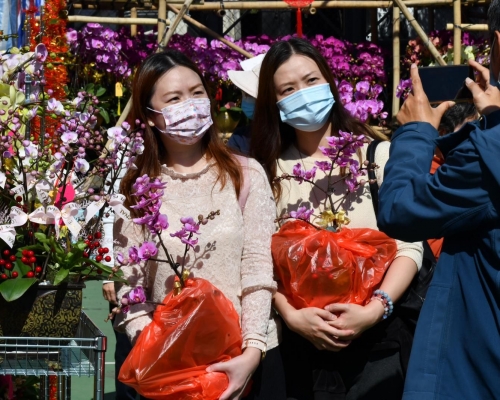 政府一度決定取消舉辦年宵花市。