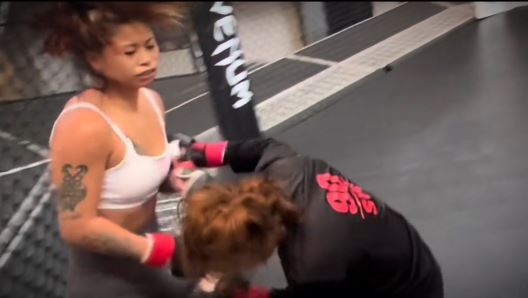 徐小姐是上海一名MMA女拳手。