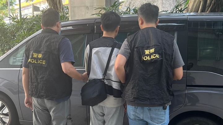 18歲男子被捕。警方提供圖片